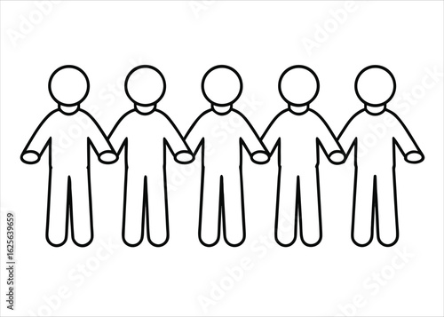 Diverse group of business professionals joining hands in unity and collaboration symbolizing teamwork and shared success in a modern corporate setting