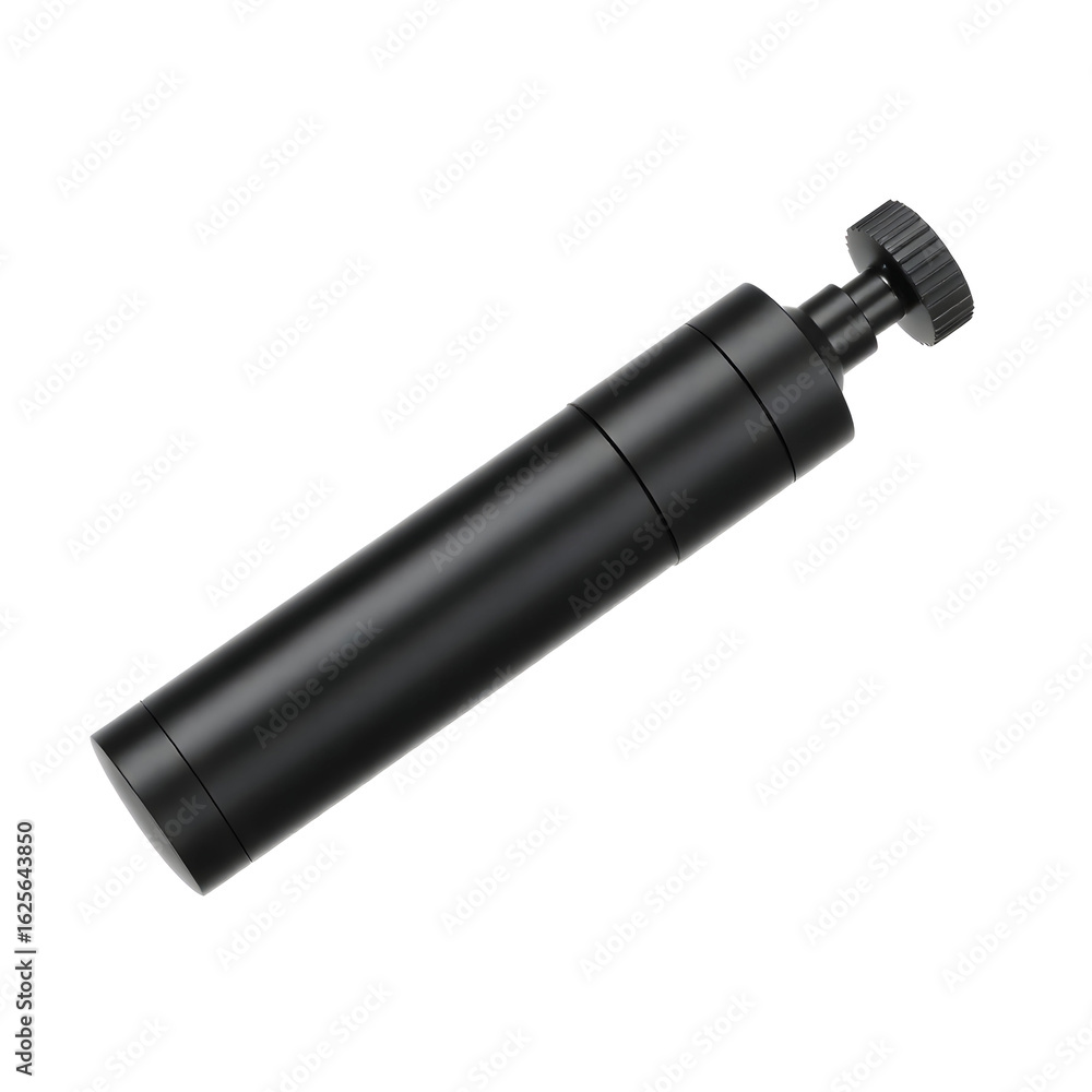 Fototapeta premium A handheld air pump tool with a sleek black color