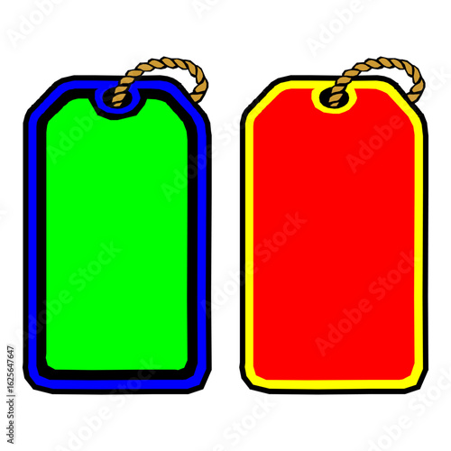 price tag template set vector