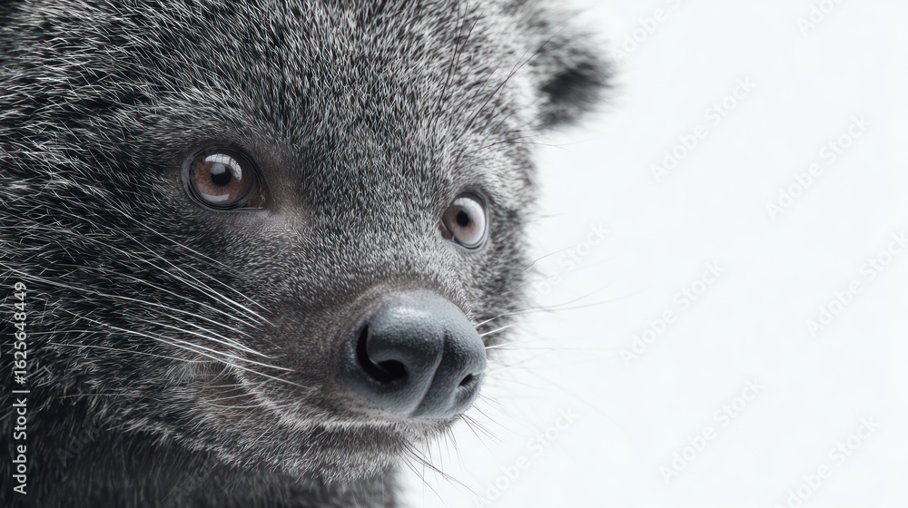 Fototapeta premium Close-up of a civet's face