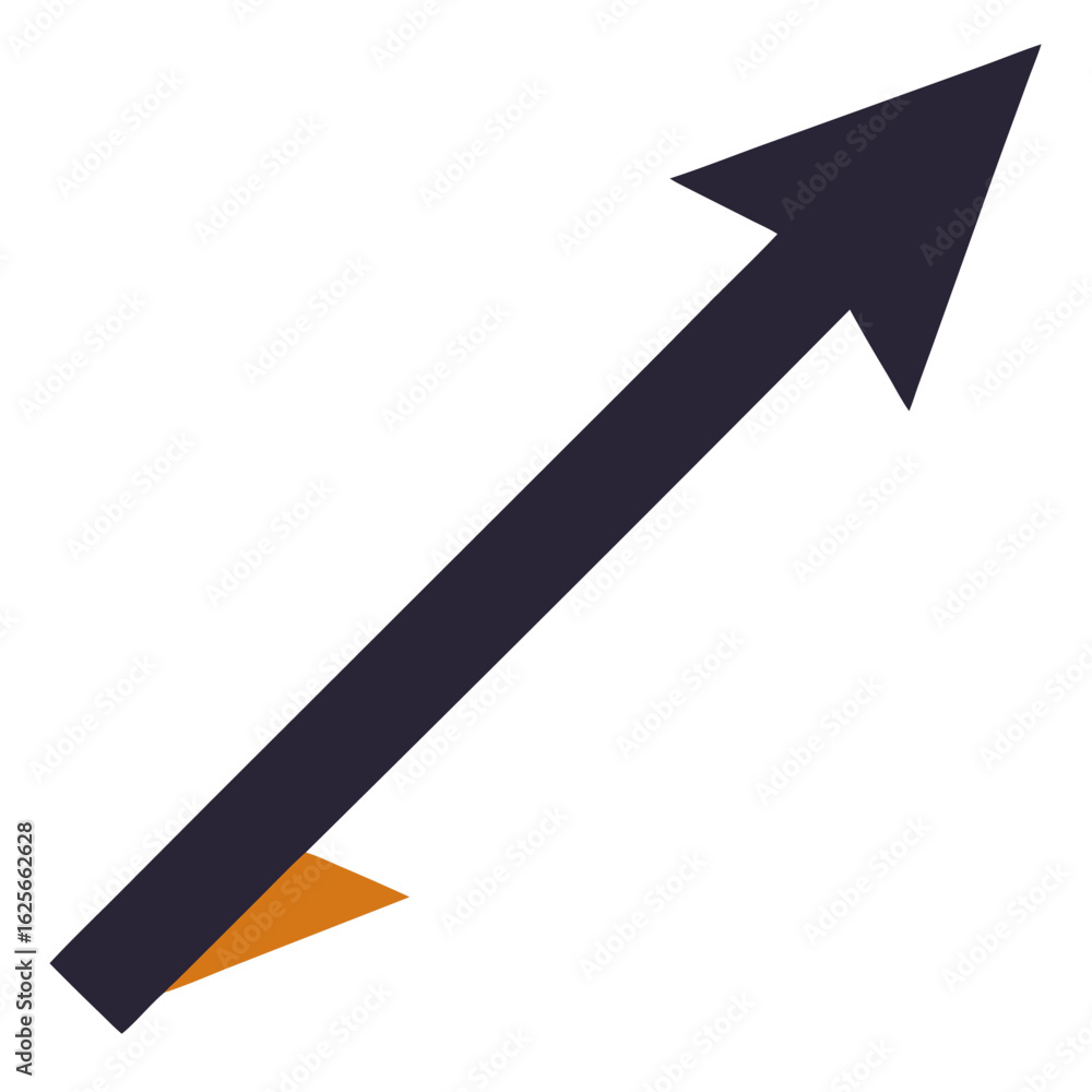 arrow on white background arrow on white background