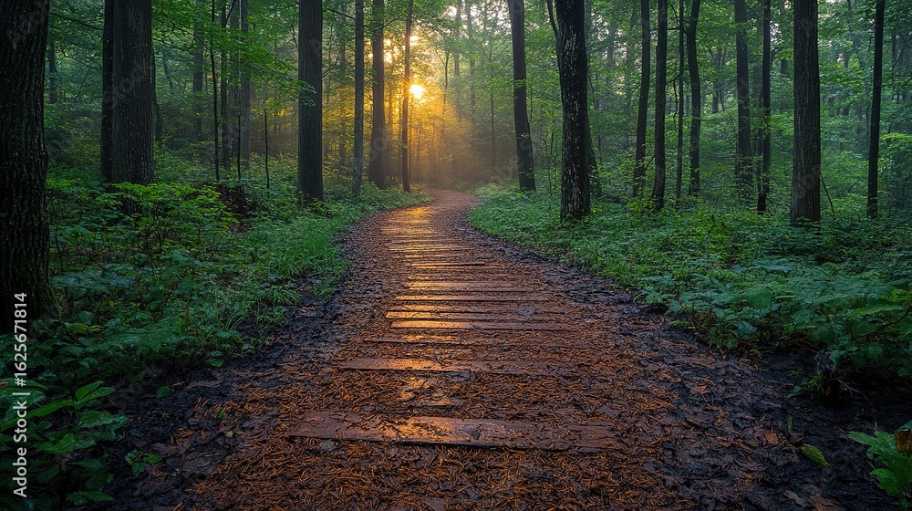 Obraz premium path in the woods