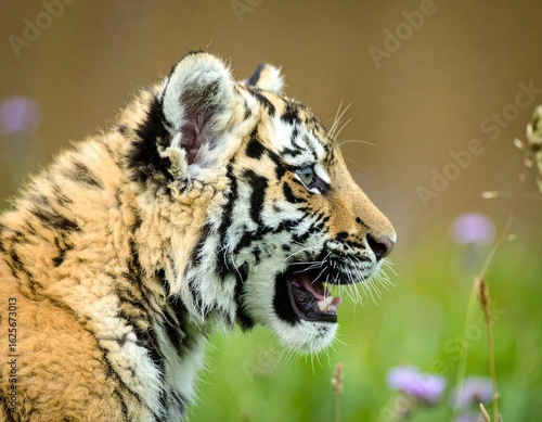 siberian tiger cub