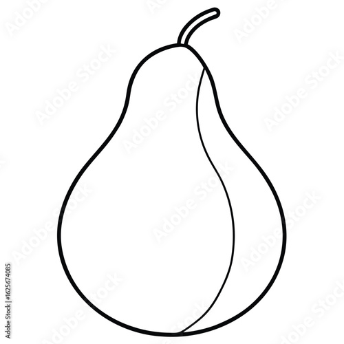 pear isolated on white