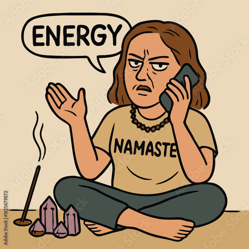 Sarcastic Sticker Preaching Peace Online While Secretly Always Angry
