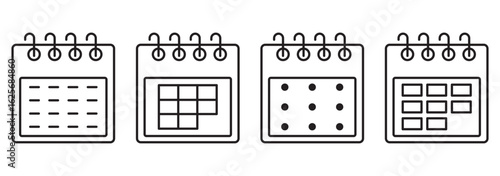 Calendar icon vector illustration. Calender sign and symbol. Schedule icon symbol