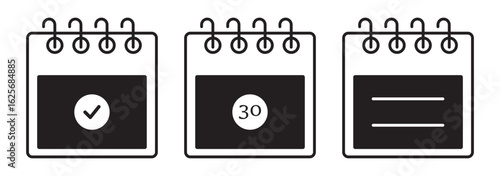 Calendar icon vector illustration. Calender sign and symbol. Schedule icon symbol