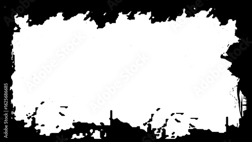 Hand drawn frame. Rectangle box. Sketch doodle border. Square line boarder. Brush strokes shape. Scribbles pattern. Marker thin outline. Hands draw grunge frames. Vector illustration