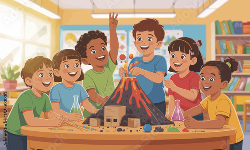 Kids Science Experiment: Volcano Eruption Fun