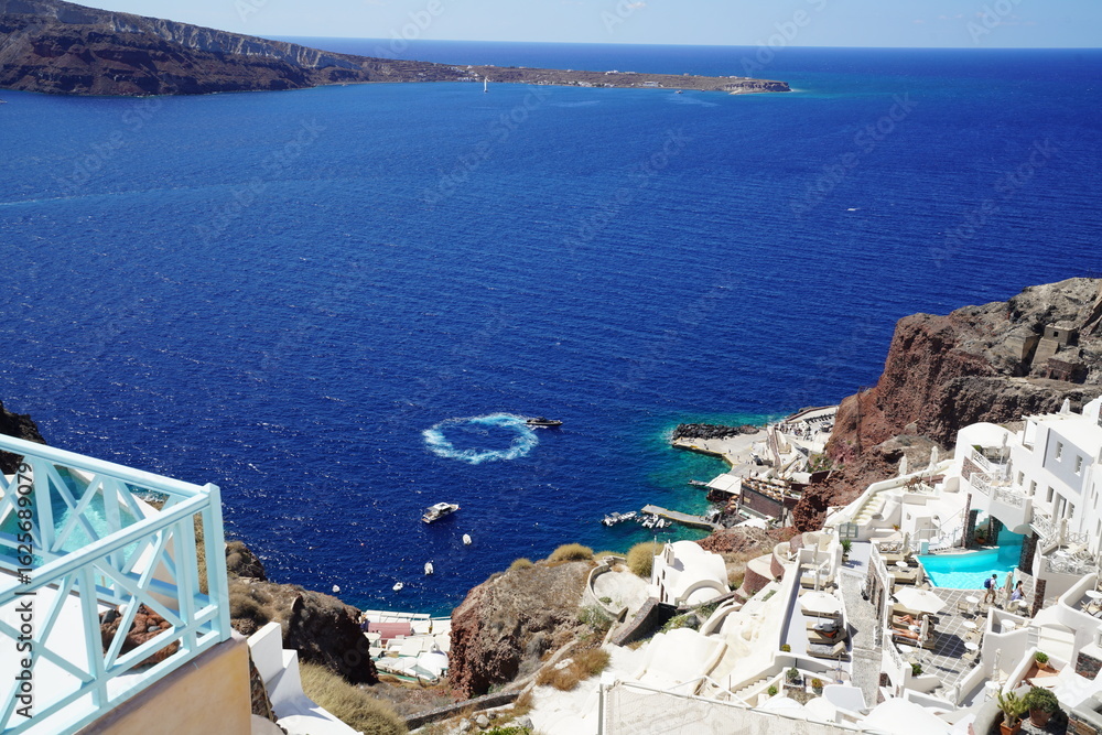 Fototapeta premium Beautiful scenes of Santorini Greece