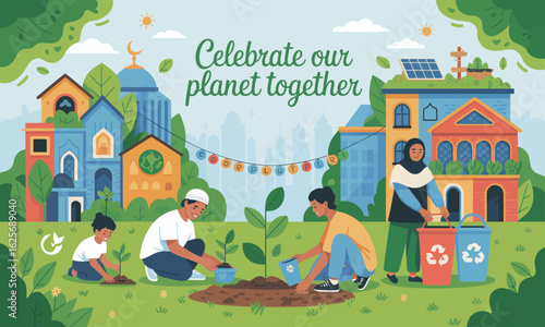 Celebrating Earth: Diverse Community Planting for a Sustainable Future