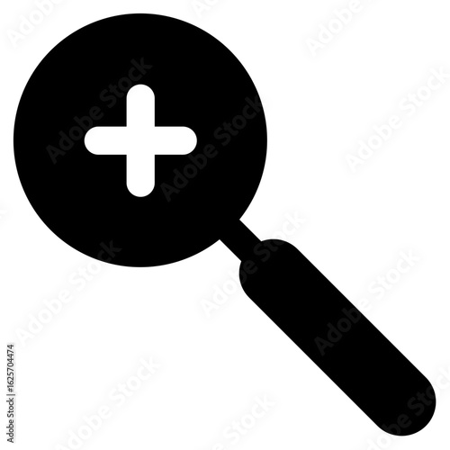 Zoom In Icon Vector