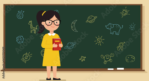 teacher in classroom