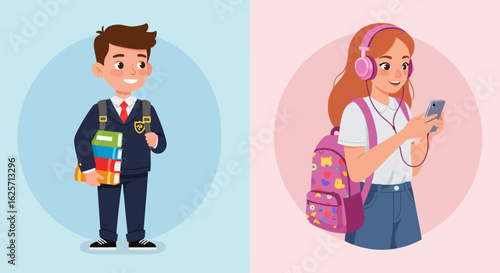 business man and woman