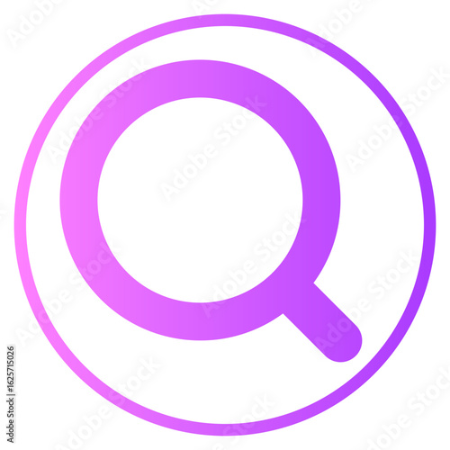 search engine gradient icon