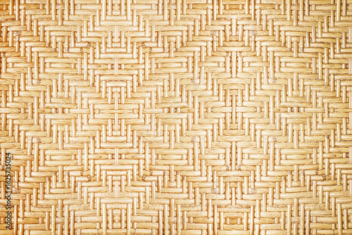 woven rattan with natural patterns texture background