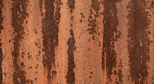 Weathered and distressed rusty metal texture, ideal for an aged or grunge background.