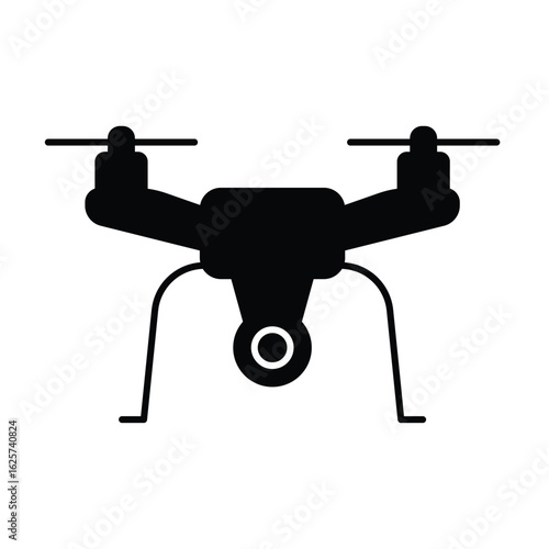 Modern Iconic Drone Design for Technology and Innovation Themes