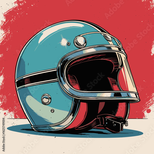 classic helmet vector illustration
