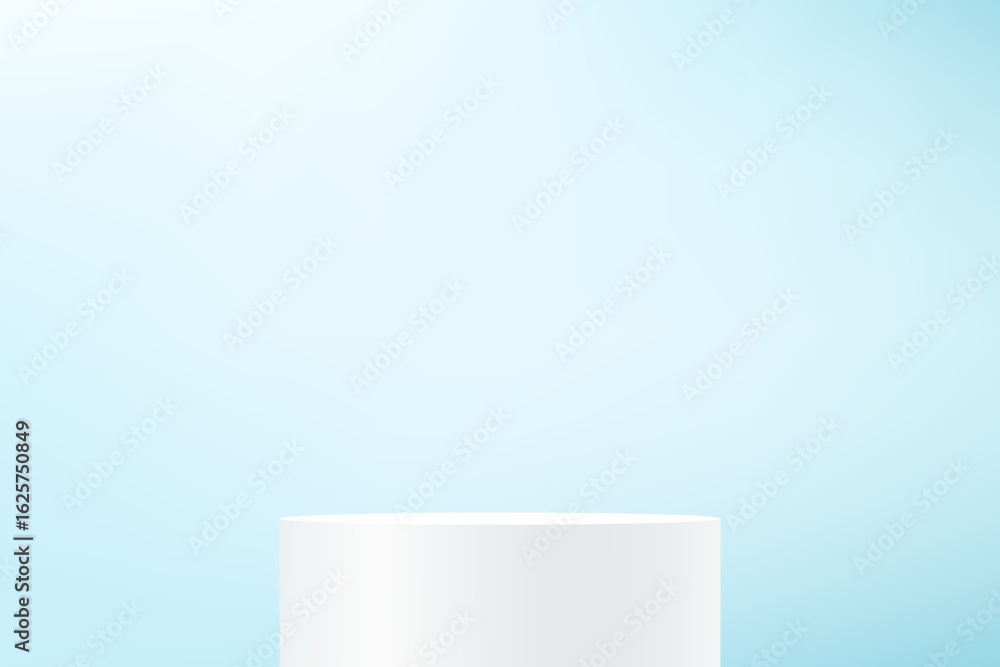 Blue background vector 3d with white podium Space for selling products on the website. Vector illustration. Blue background vector 3d with white podium Space for selling products on the website. Vector illustration.