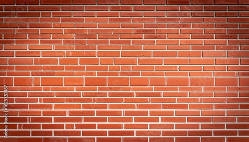 Wallpaper Mural Textured brick wall with orange hues and white mortar, creating a rustic background Torontodigital.ca