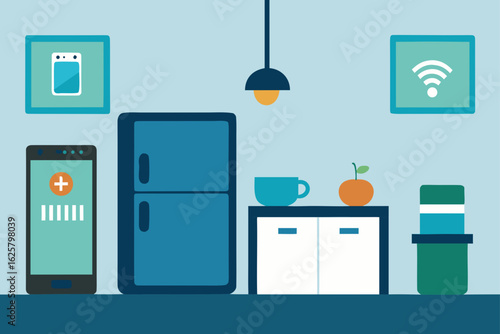 Smart Kitchen With Tablet Controls And Touch Scre