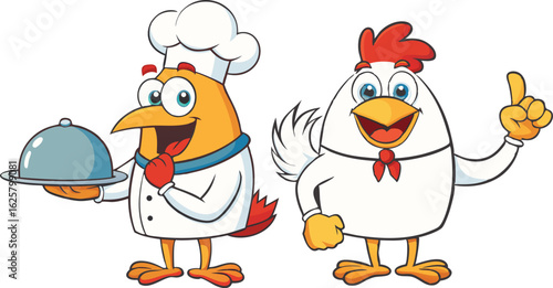 Cock illustration vector design, Cock logo and icon design, Chicken vector design