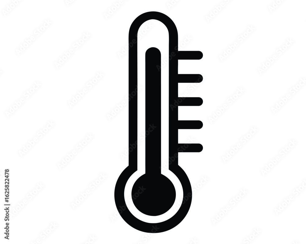 A black and white thermometer for measuring temperature Ai Generated A black and white thermometer for measuring temperature Ai Generated