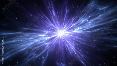 Brilliant Nebula Energy Burst Universe Spectacle