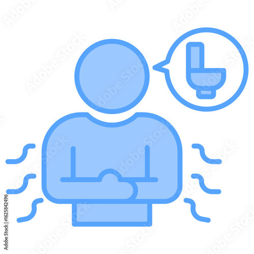 Diarhea Blue Icon