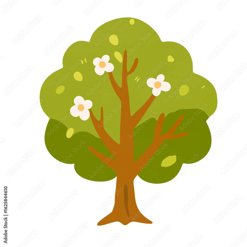 Fototapeta premium tree with flowers