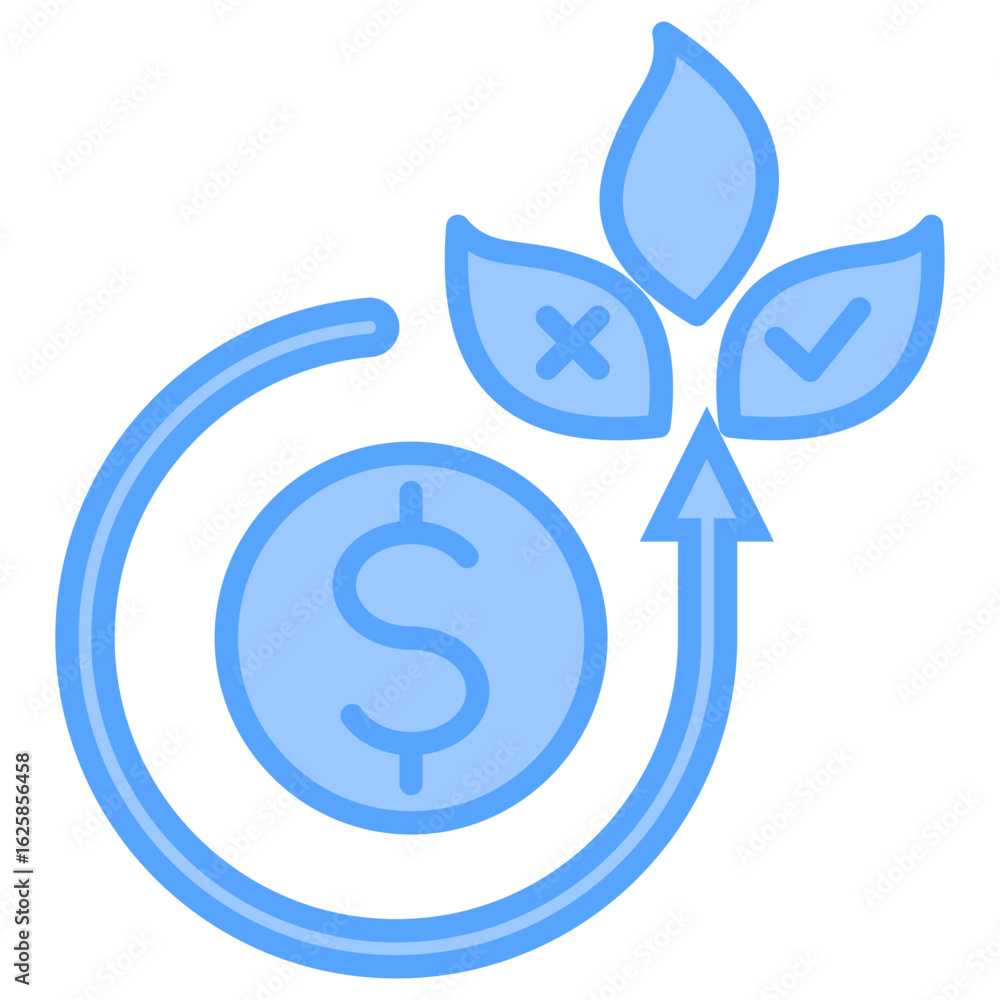 Investment Blue Icon Investment Blue Icon