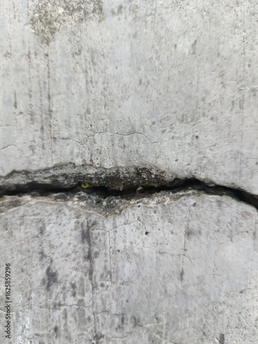 Cracked Concrete Wall Texture with Natural Grunge Pattern