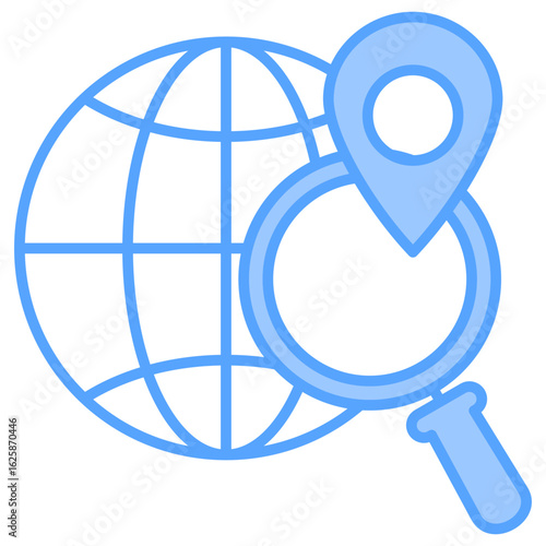 Geotag Blue Icon