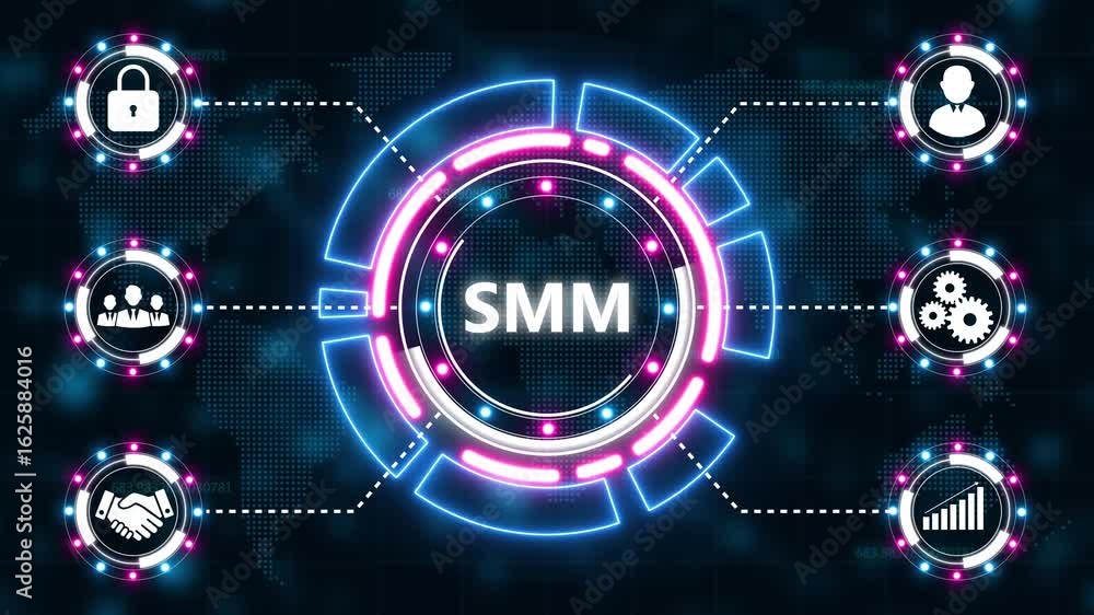 Business, Technology, Internet and network concept. SMM Social Media Marketing. Business, Technology, Internet and network concept. SMM Social Media Marketing.