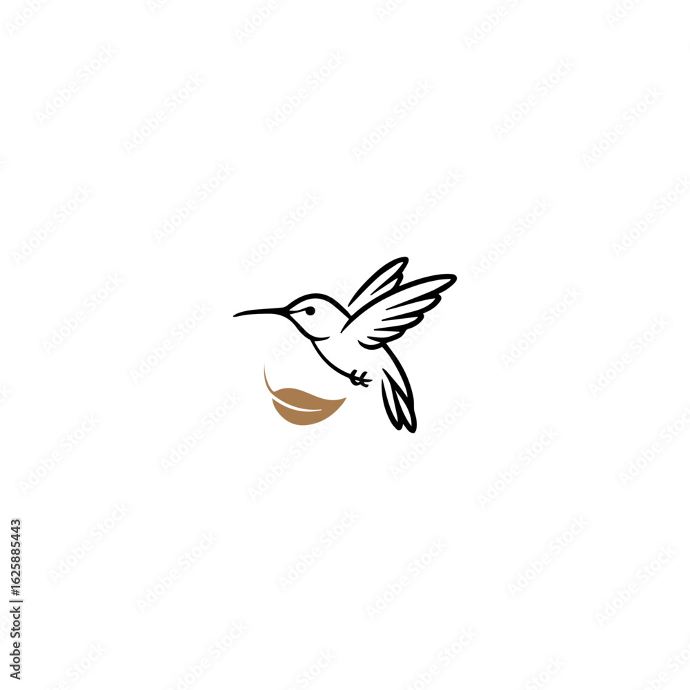 Fototapeta premium Bird logo , bird, animal, vector, hummingbird, illustration, nature, flying, wing, cartoon, birds, wild, fly, wildlife, design, art, flower, silhouette, beak, stork, sky, baby, flight, feather, colibr