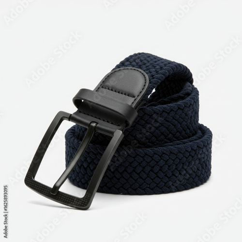 black leather belt