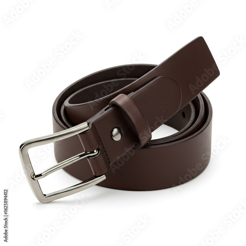 black leather belt