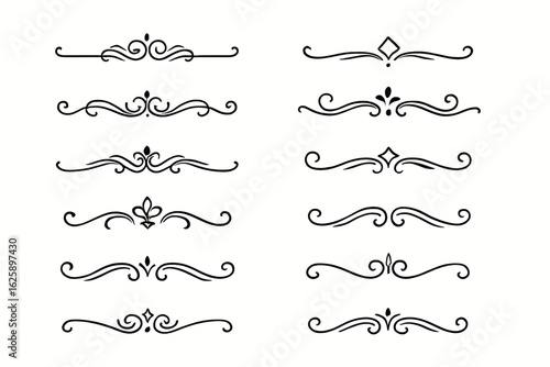 Dainty dividers evoke nostalgia with geometric touches perfect for adding vintage flairs.