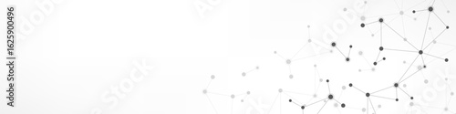 Molecular structure and genetic engineering, molecules DNA, neural network, scientific research. Abstract background for innovation technology, science, healthcare, and medicine