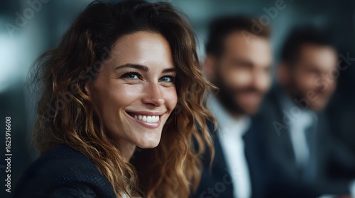 Wallpaper Mural A sales team discussing quarterly targets in a professional business meeting  long title A focused and confident sales team engaged in a high level Torontodigital.ca