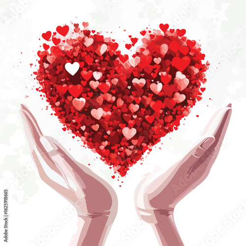 NGO Day Valentine's Day Background