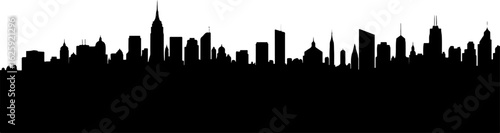 "London City Skyline Silhouette"