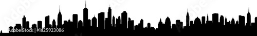 City Skyline, Urban Silhouette, Cityscape Art, 
