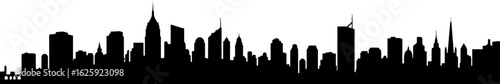 City Skyline, Urban Silhouette, Cityscape Art, 
