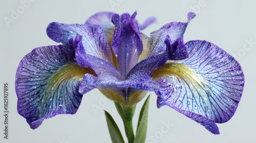 Close-up of a vibrant iris