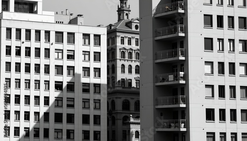 Wallpaper Mural Urban Architectural Contrast Modern and Traditional Styles Torontodigital.ca