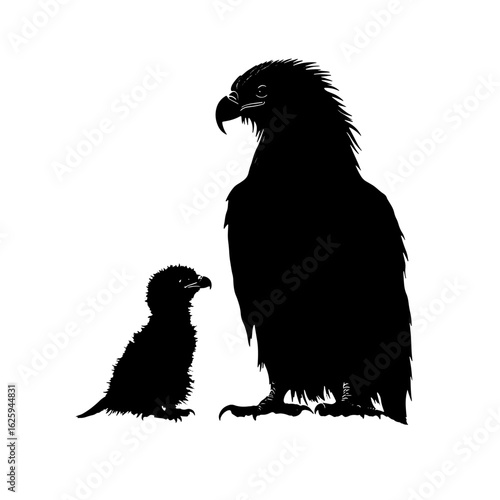 eagle silhouette vector