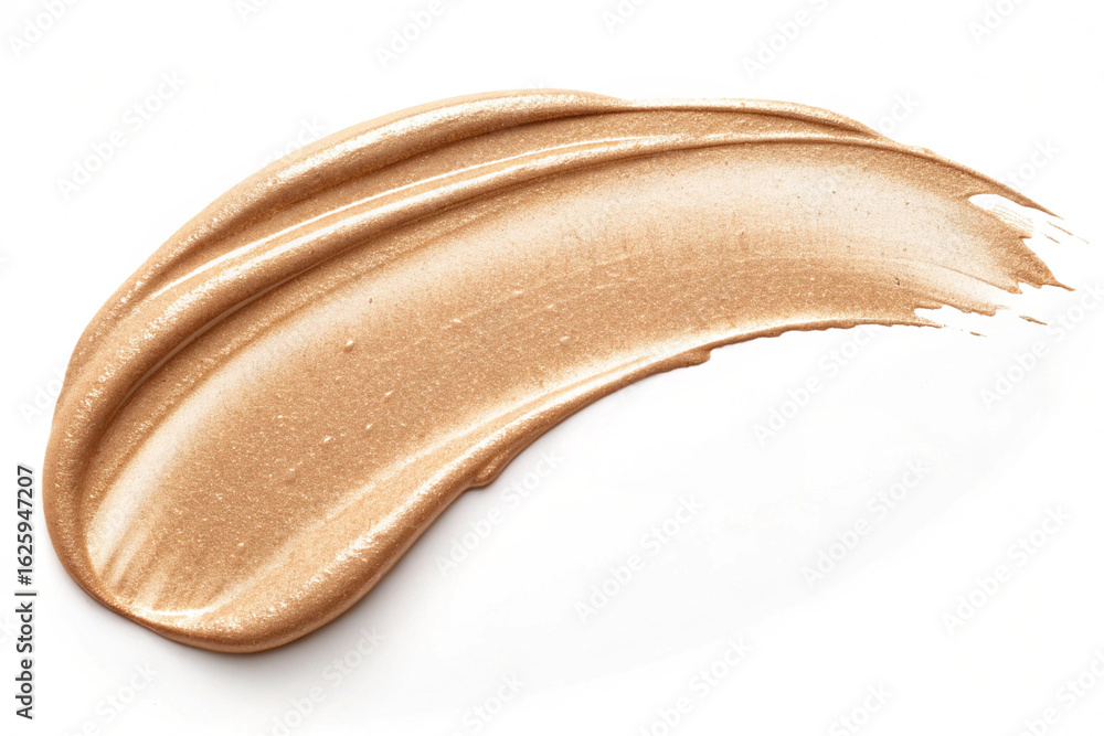 Fototapeta premium Brown lipstick. Cosmetics. Lipstick. Makeup. Foundation. Skin tone. Color.