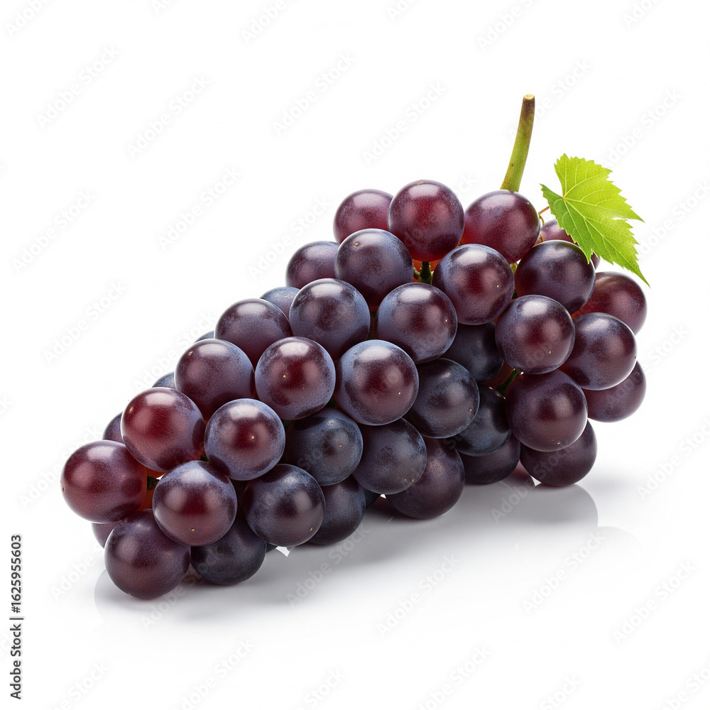 Fototapeta premium bunch of purple grapes